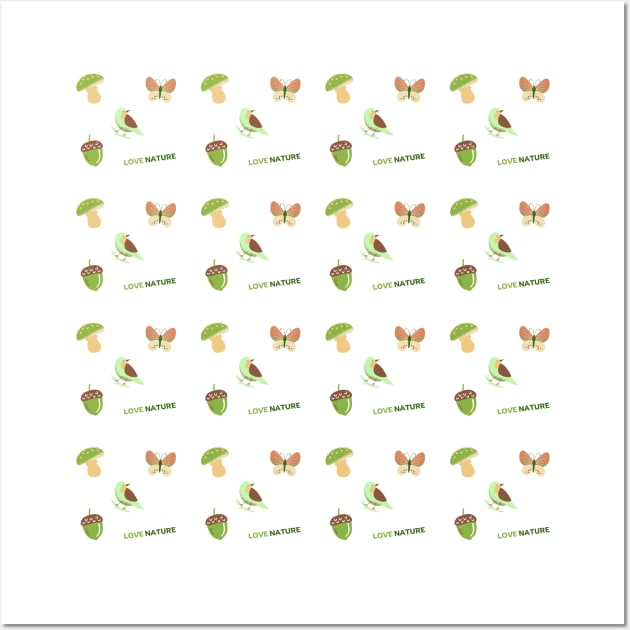 Nature Inspired Pattern Design Wall Art by K.ShopUp